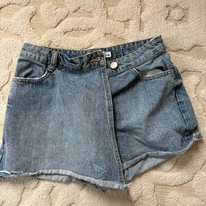 ZARA jean skort size XS